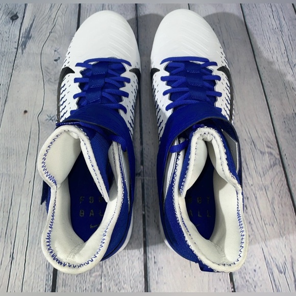 Nike Alpha Menace Pro 2 Mid Football Cleats size 12 BV3945-101 Team Royal - Picture 7 of 8